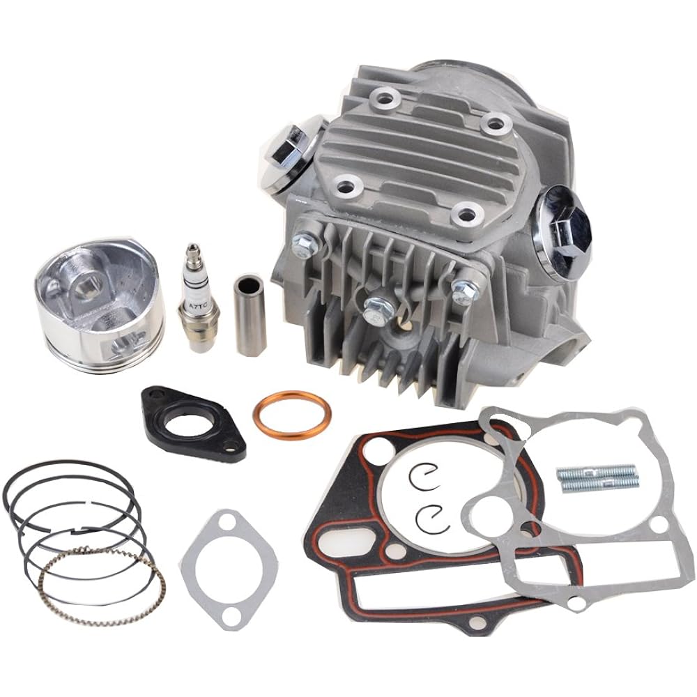 GOOFIT Cylinder Head Piston and Gasket 110cc ATV Scooter Dart Bike