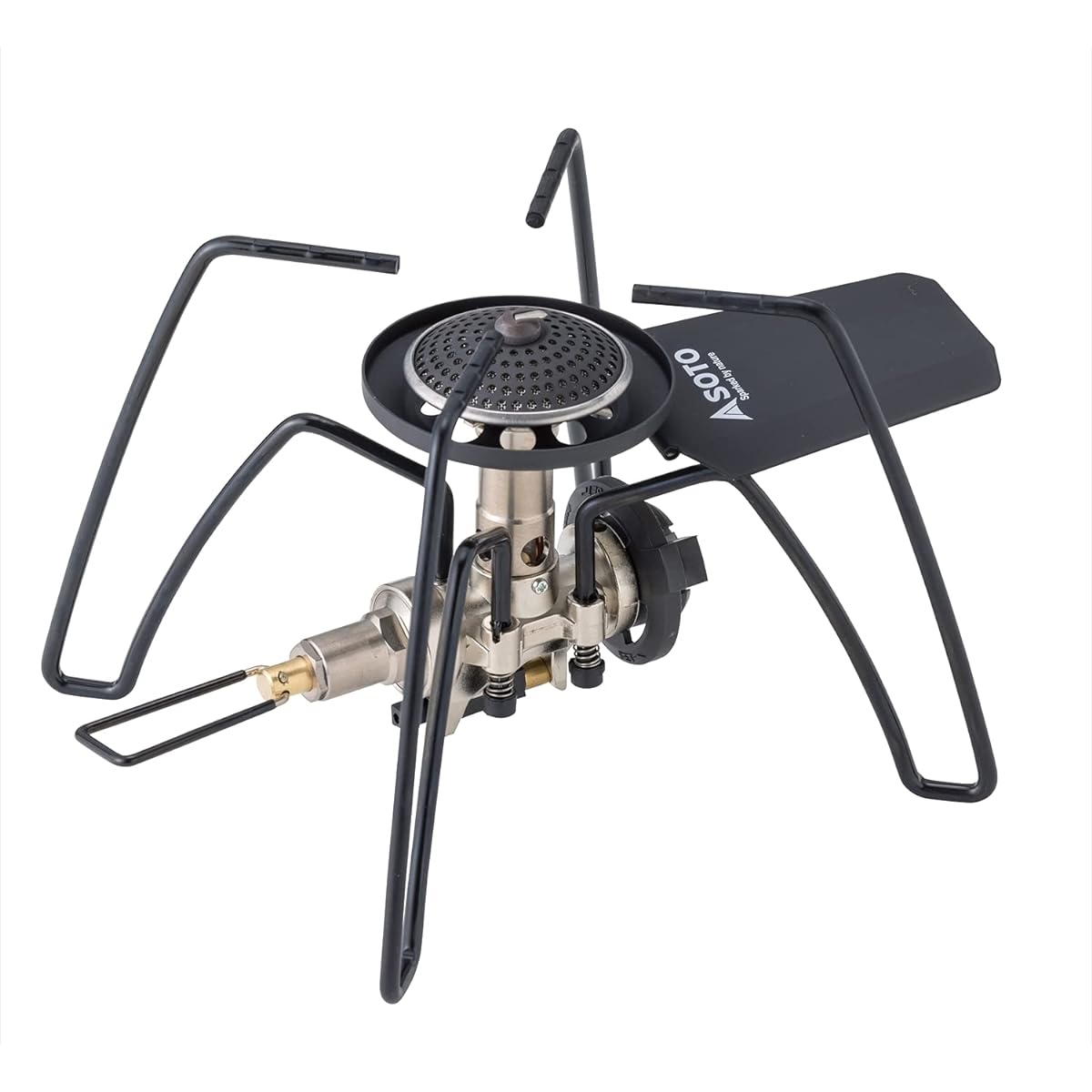 SOTO ST-310 Made in Japan Single Burner with Regulator (High Firepower and Wind Resistant) CB Can Solo Duo Camping Regulator Stove