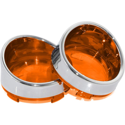 Motorcycle Turn Signal Light Visor Lens Cover Harley-Davidson Sportster 883 1200 Softail Dyna Road King Road Glide XM04-012-08