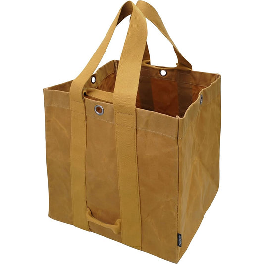 asobito Firewood Case, Various Colors, Storage Case, Storage Bag, Charcoal, Firewood Bag, Waterproof, 100% Natural Materials, Cotton Canvas Case, Authenticity, Camping, Outdoor AB-013