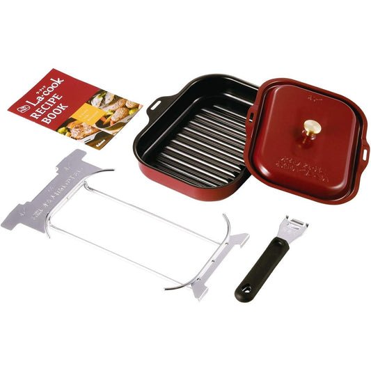 Paloma Grill Cooker La Cook Set PGD-30R (Sangria Red)