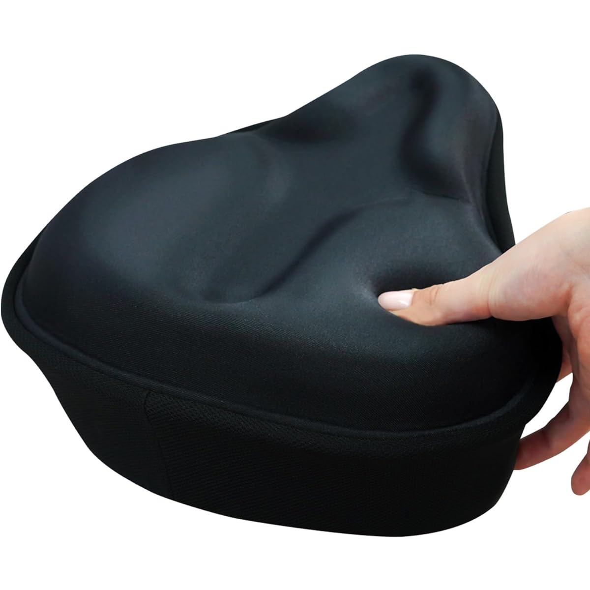 créer Bicycle Saddle Cushion [Doesn't hurt your butt] Saddle cover for exercise bikes, easy to install, thick, stays in place, shock absorption, mama's bike, folding bike, gel pad