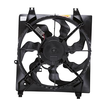 TYC 601000 Hyundai Santa FE replacement radiator cooling fan assembly