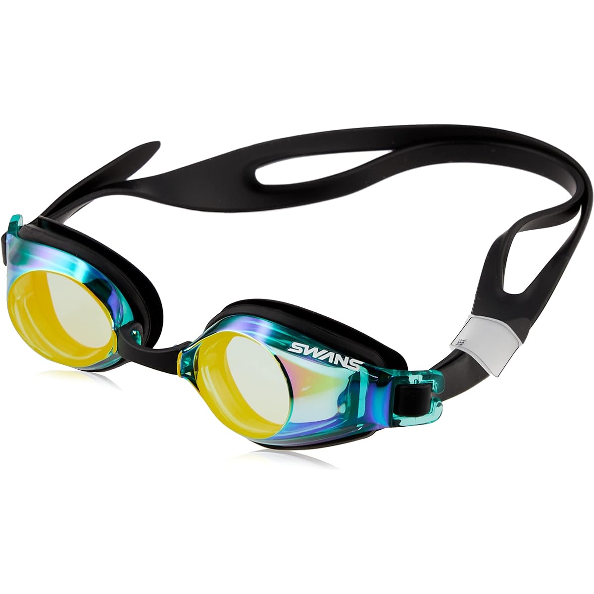 SWANS Made in Japan Swimming Goggles SJ-24 for Children 6 to 12 Years UV Protection Name Plate Included Silicone Cushion