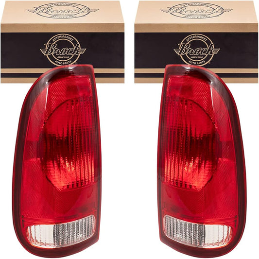 Autoandart After Market replacement driver left passenger seat right tail light unit set 1997-2004 Ford F-150