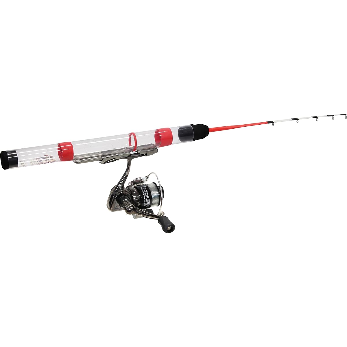 [Flat tip/skeleton grip protects the tip when stored] Rod reel set for smelt Clear Lock Plus Single rod/Reel (spinning/counter) set (CRPS44)