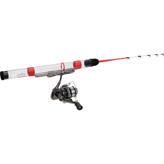 [Flat tip/skeleton grip protects the tip when stored] Rod reel set for smelt Clear Lock Plus Single rod/Reel (spinning/counter) set (CRPS44)