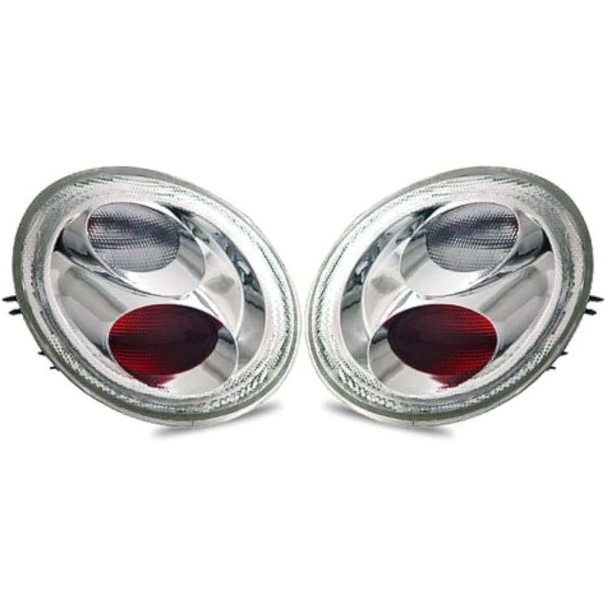 SPPC Tail Light Chrome Assembler Set Volkswagen Beetle -Pair) Driver seat left side and passenger seat replacement