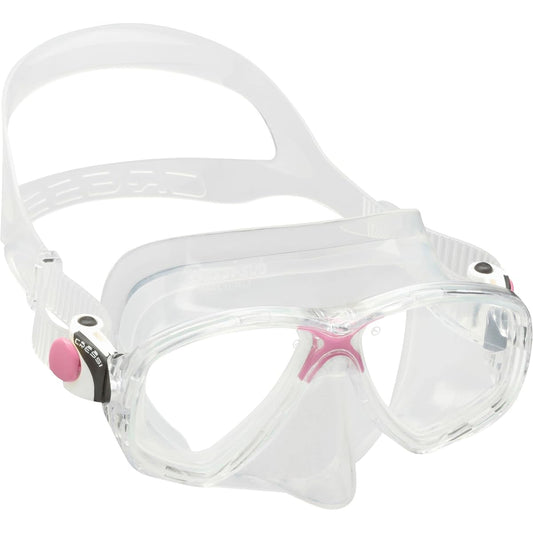 CRESSI Snorkeling Mask [MAREA] Twin Lens Tempered Glass Lens Color Finely Adjustable Strap [Genuine Product]