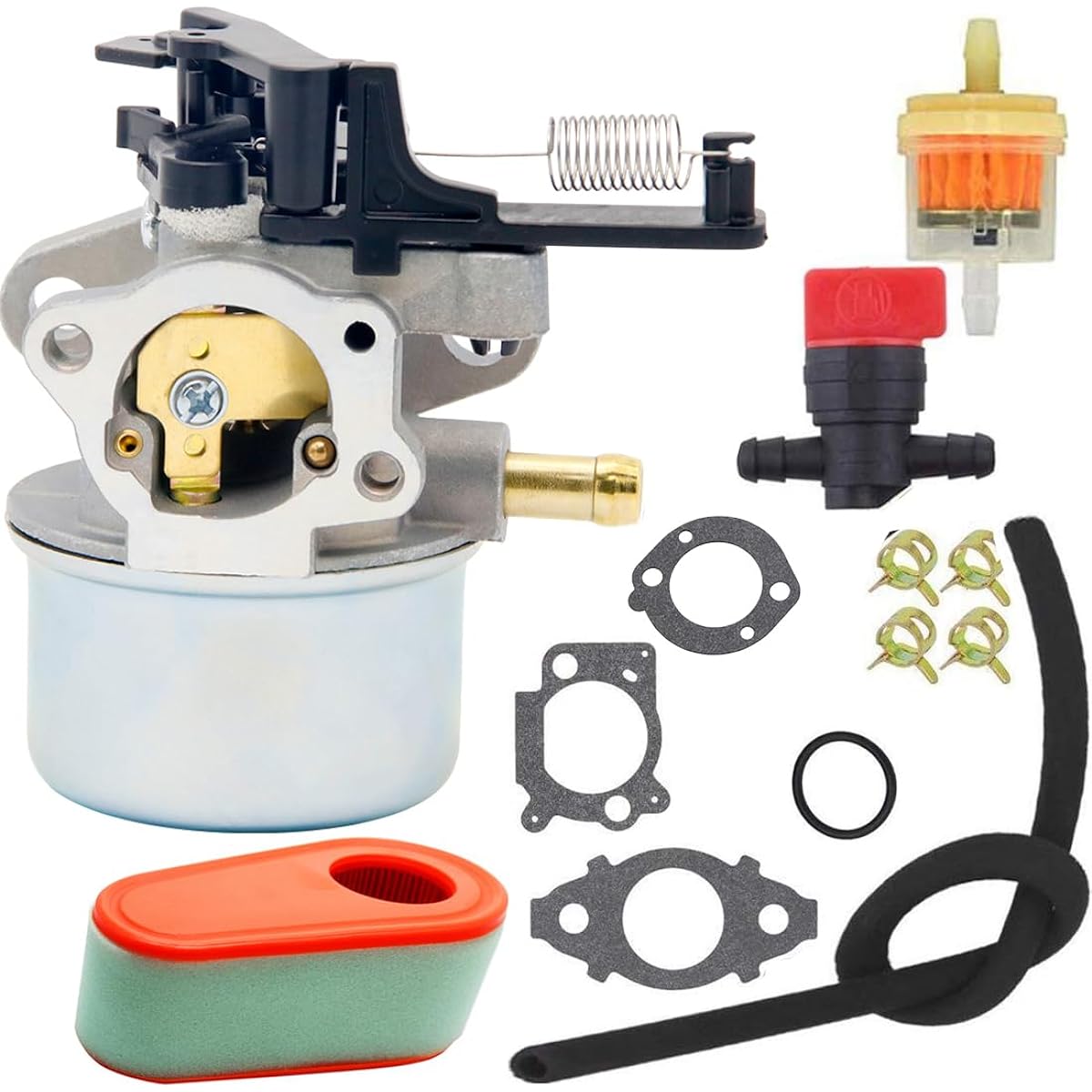 593599 Carburetor for Briggs & Stratton 595390 590948 591137 594287 799154 799248 796396 796657 798938 7964 8 Husqv arna 775EX 121S02 121S07 124S02 12S902 Lawn Mower, Pressure Washer
