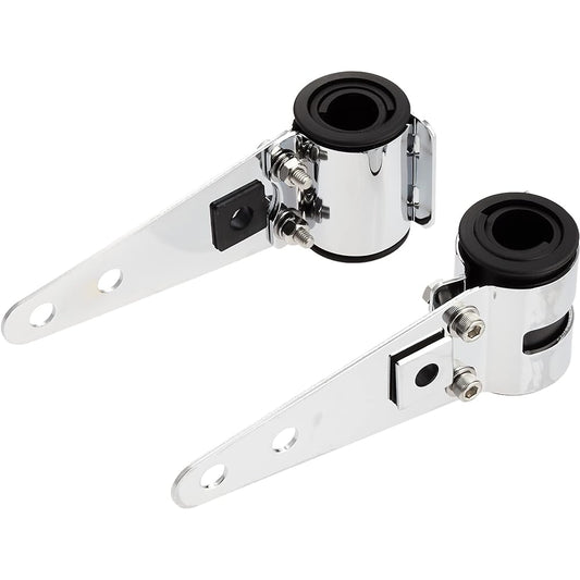 Kijima Motorcycle Headlight Stay Custom Long Type 27-39mm Steel Plated 205-0271