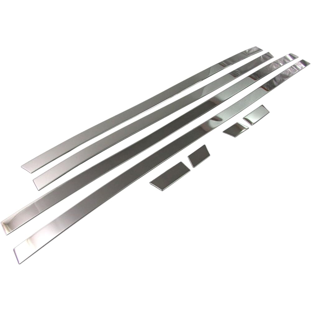 BRIGHTZ N BOX Custom JF3 JF4 Super mirror stainless steel plated side door molding 8PC [SID-MOL-086] JF JF 3 4 N-BOX Custom NBOX N-BOX N-BOX N-BOX NBOX CUSTOM BOX CUSTOM N-BOX CUSTOM N-BOX CUSTOM N-BOX CUSTOM 25280
