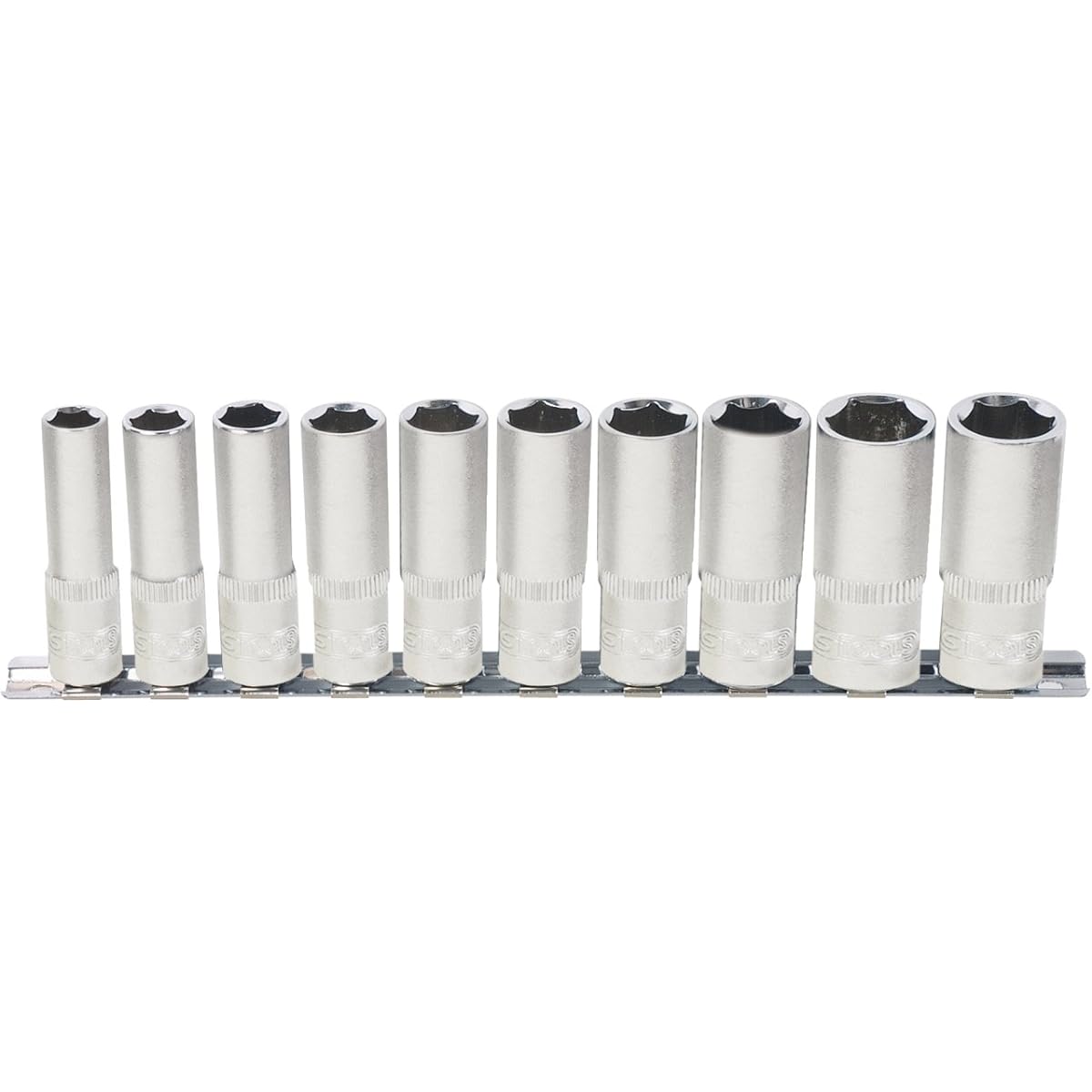 KS TOOLS 1/2" CLASSIC Hexagonal socket set deep 10 pcs 10-19mm 917.0615
