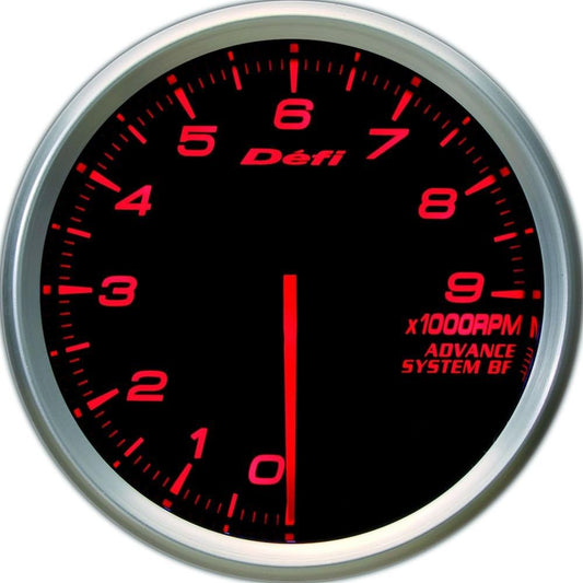 Nippon Seiki Defi Meter [Defi-Link ADVANCE BF] Tachometer 80φ 9000rpm (Amber Red) DF10902