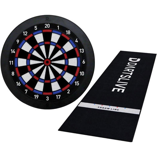 [Set Product] DARTSLIVE Home & DARTSLIVE Home Slow Mat Dart Set Soft Dart Board Set Dart Board Disaster Prevention Slow Mat Home Dart Set