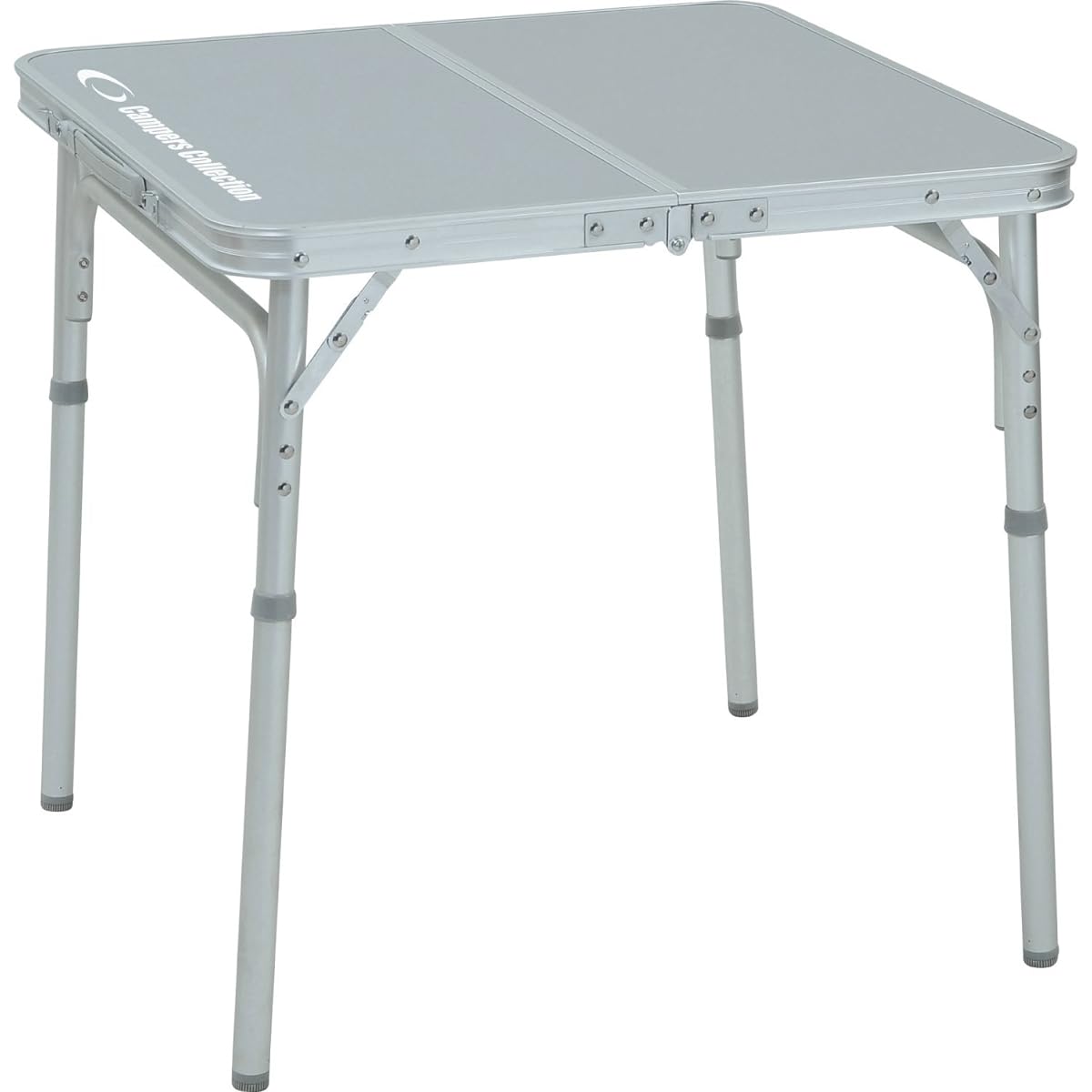 [Campers Collection Yamazen] Table, Camping, Outdoor, Foldable, Easy to Assemble, Heat and Drip Resistant, Lightweight, Compact, Height Adjustment (2 Levels), Silver, Folding Table YAT-1260 /YAT-1280 /YAT-6090 /YAT-6060