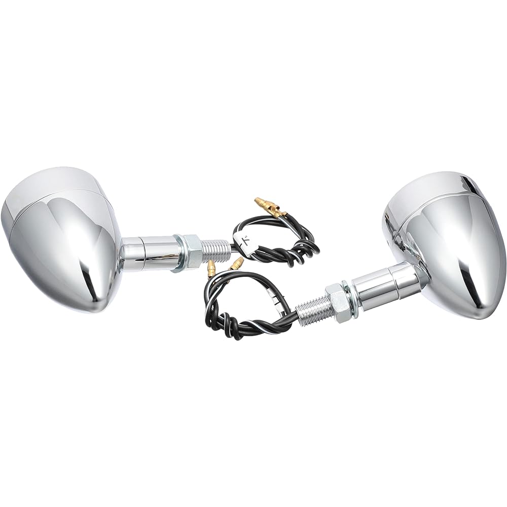 Kijima Motorcycle Turn Signal Lamp Sky Flat Plated/Mirror Lens 12V23W 219-1098