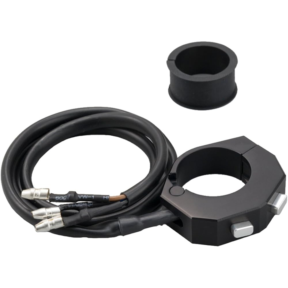 Daytona Motorcycle VELONA Meter Option 2 Button Push Switch Black 91747