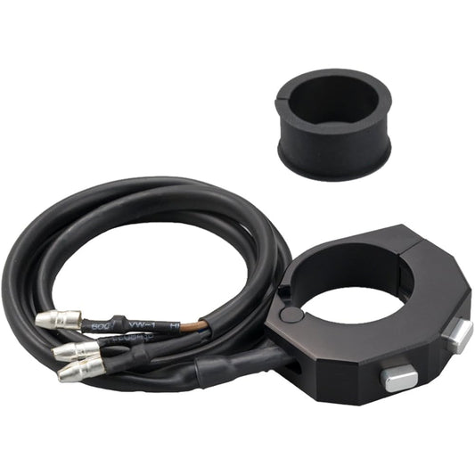 Daytona Motorcycle VELONA Meter Option 2 Button Push Switch Black 91747