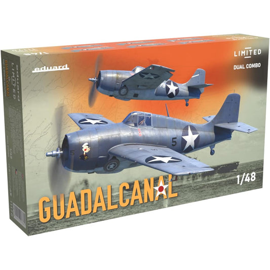 Eduard 1/48 Dual Combo Limited Edition US Navy F4F-4 Guadalcanal Plastic Model EDU11170