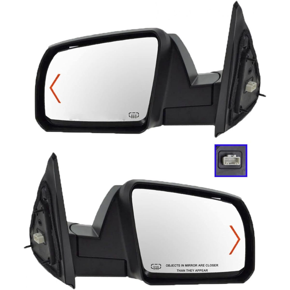 Power Heating Signal Side Mirror Text Cover Cover Pair Set for Sequoia