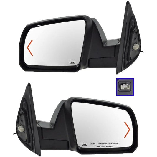Power Heating Signal Side Mirror Text Cover Cover Pair Set for Sequoia