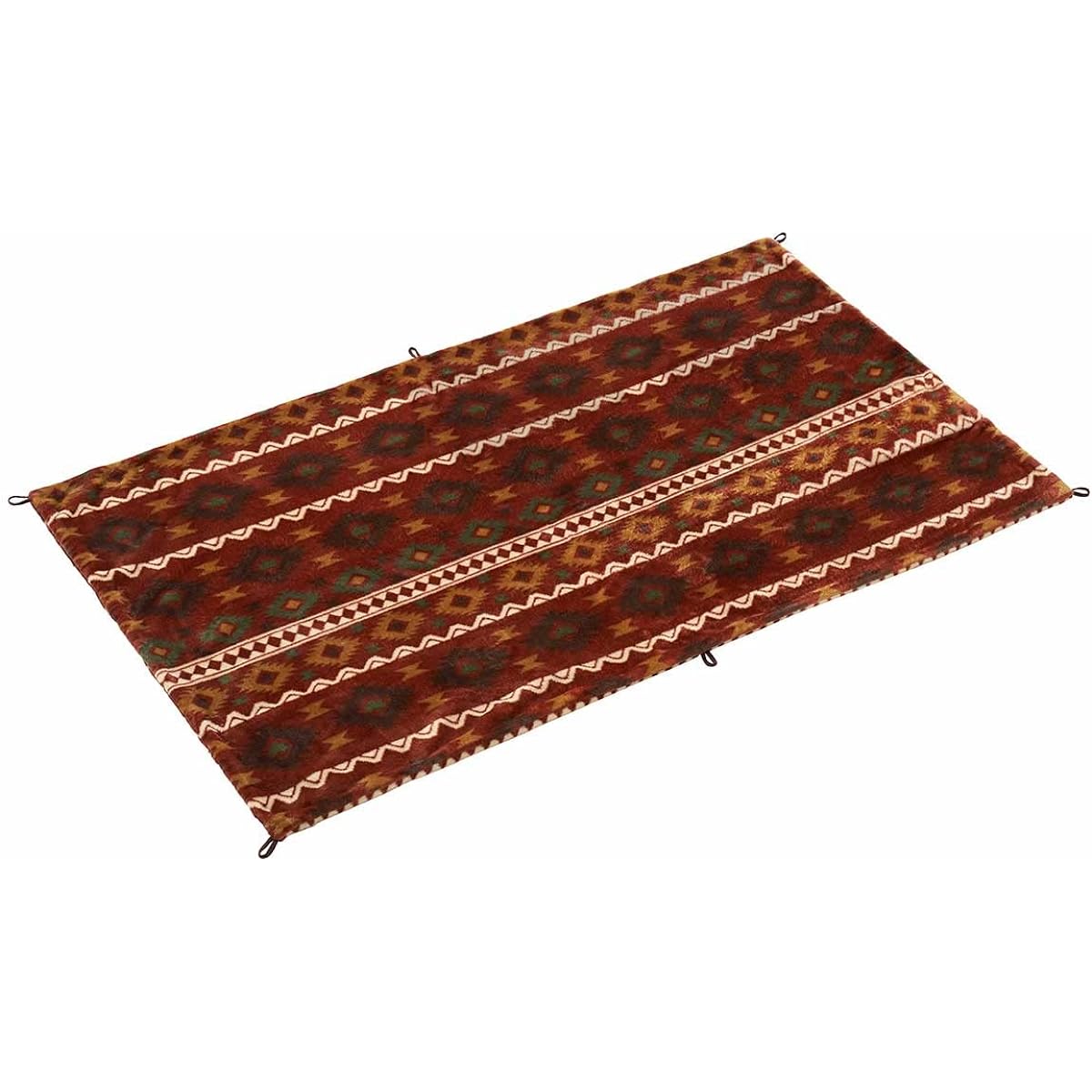 LOGOS Flame Retardant Cushion Blanket (Red) 71809821 (Approx.) Width 100 x Length 150 cm
