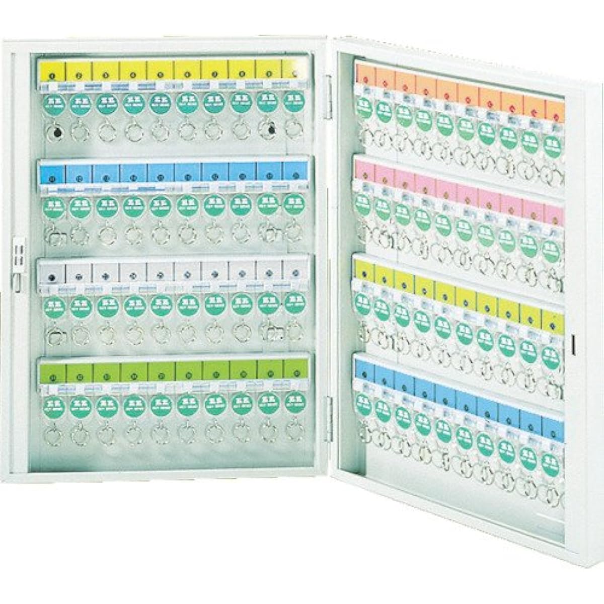 TRUSCO Key Box Dial Key Specifications 80 Holders KD-80