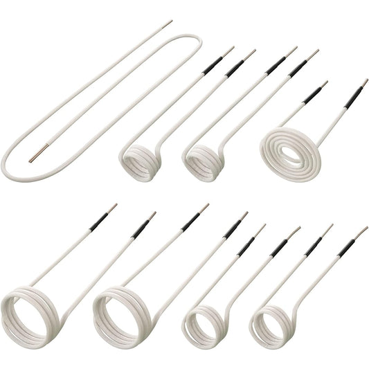 VEVOR guided heater coil kit 8 The most used Induction heater coil Various long -term heat resistance IH heater tool flexibility and long -life bolts and nuts removal