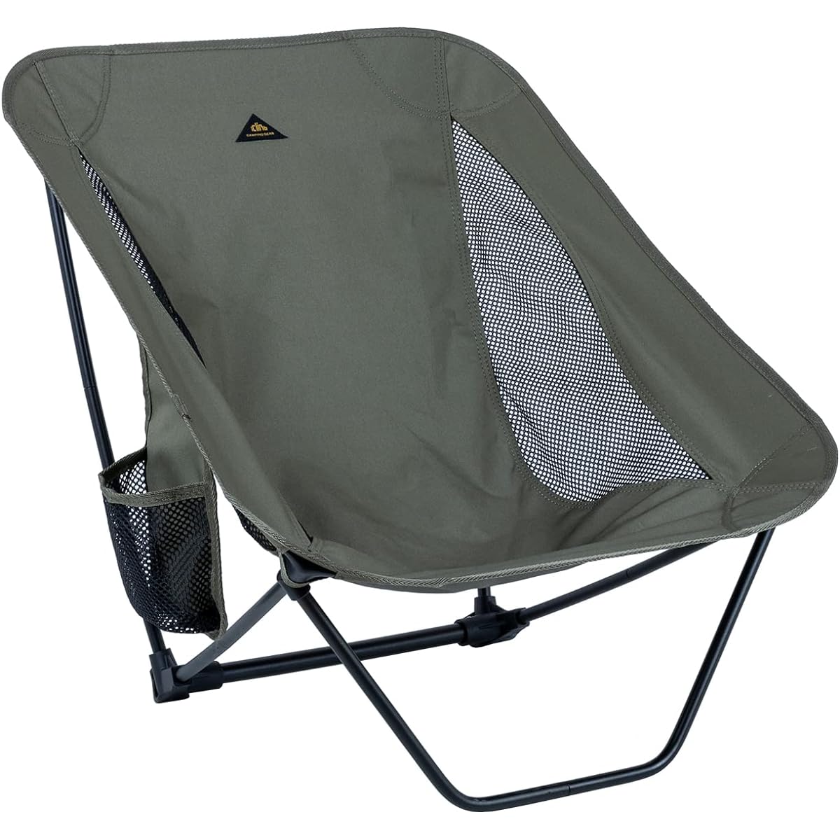 iClimb Outdoor Row Chair, Ultra Lightweight, Compact, Foldable Beach Chair with Storage Bag, Convenient to Carry, Fishing, Camping, Bag Packing, Hiking, Sports Day Concert (Green)