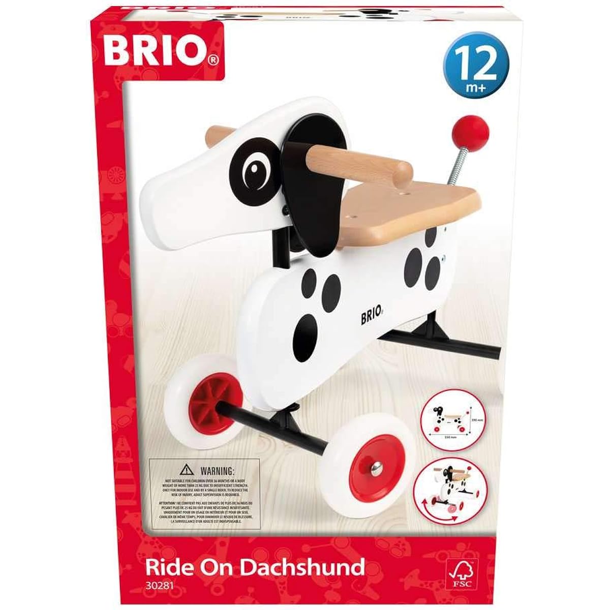 BRIO Ride on Dutchie (white) 30281