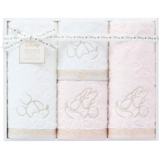 Infield Disney Towel Gift Face Towel x 2, Guest Towel x 2 Eternal Mix UCHINO WR50876 M