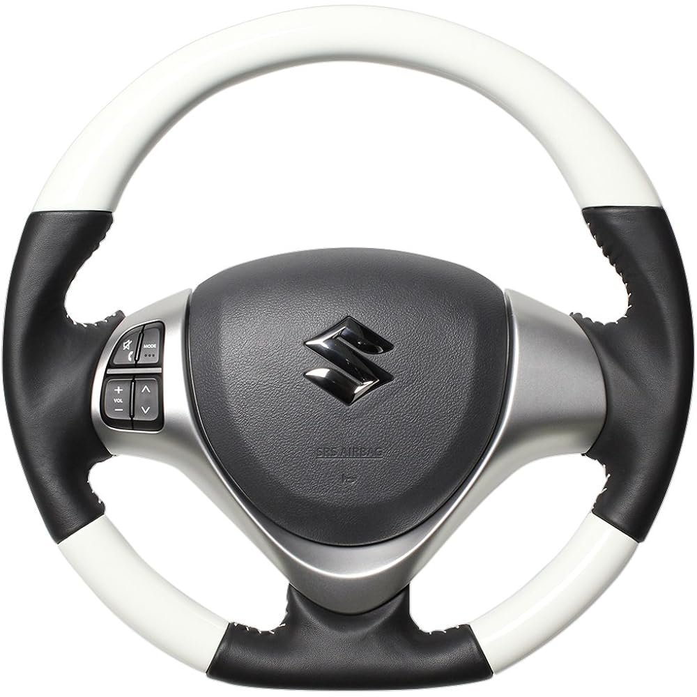 REAL Steering [Hustler (MR31S/MR41S)/Flare Crossover (MS31S/MS41S)] White color MR31-WHW-WH-HUS