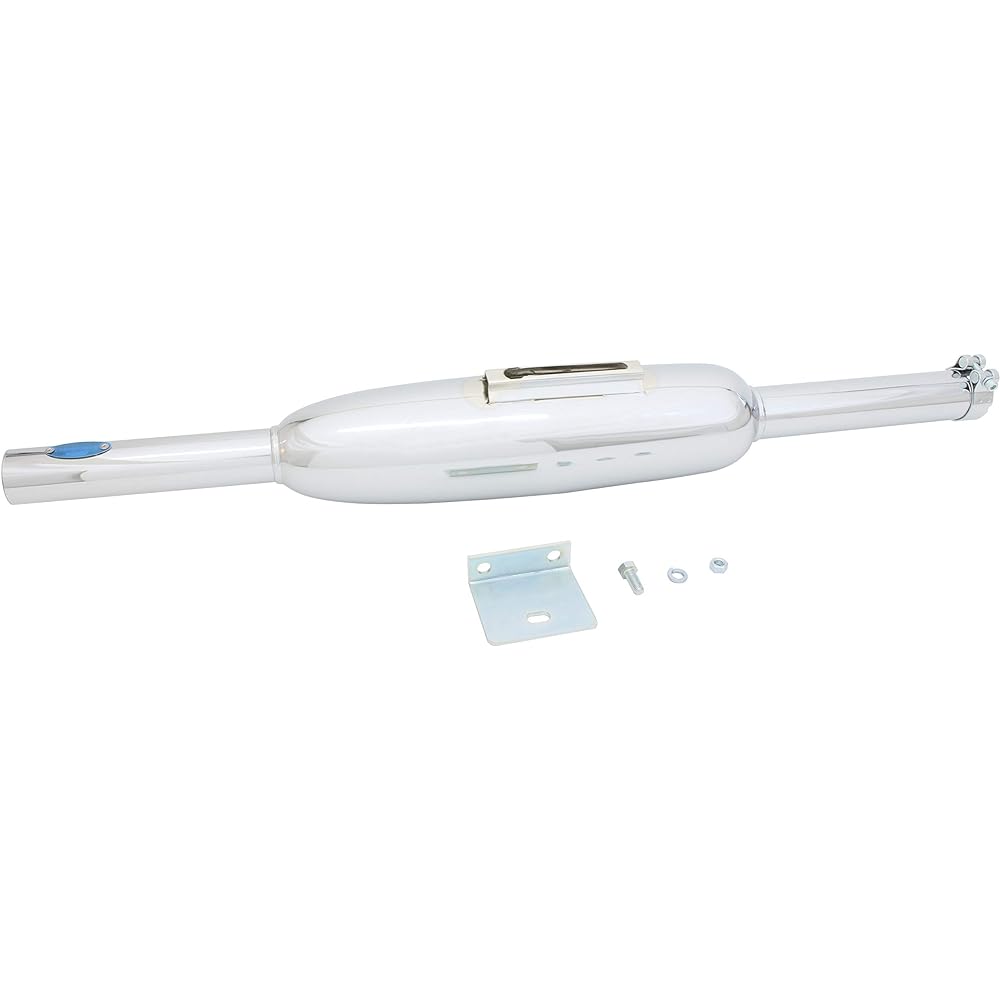 POSH 010057-10 Motorcycle Goods Slip-on Muffler, Triumph Type, SR400 (~1999)