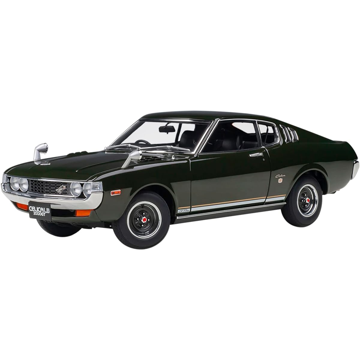 AUTOart 1/18 Toyota Celica Liftback 2000GT (RA25) 1973 Moss Green Finished Product