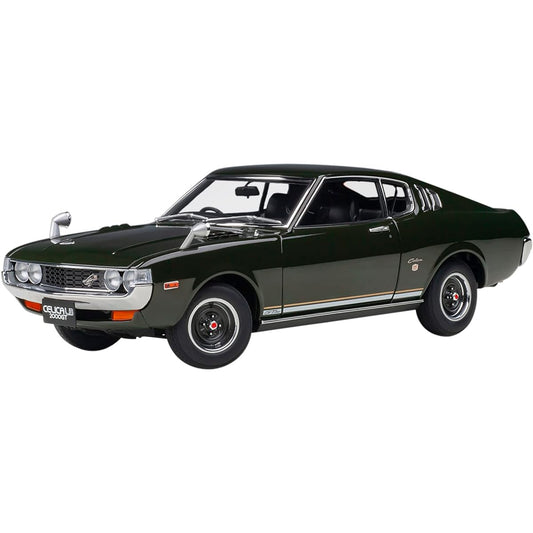 AUTOart 1/18 Toyota Celica Liftback 2000GT (RA25) 1973 Moss Green Finished Product