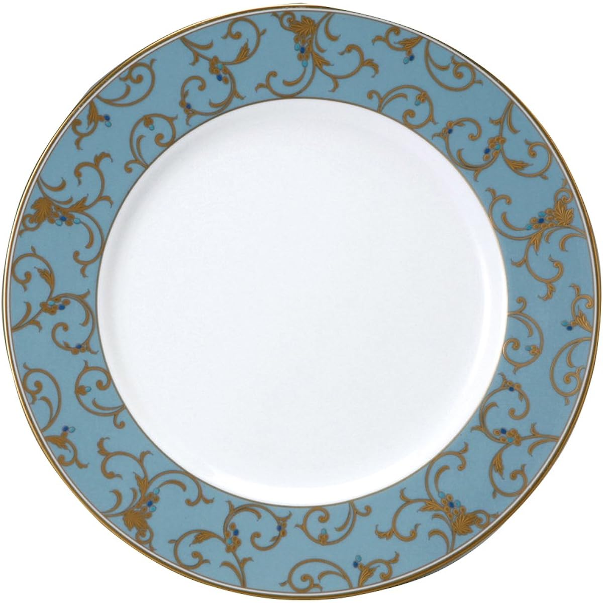 NARUMI Plate Dish Ivy Arabesque Green 25cm Dinner 50939-1039