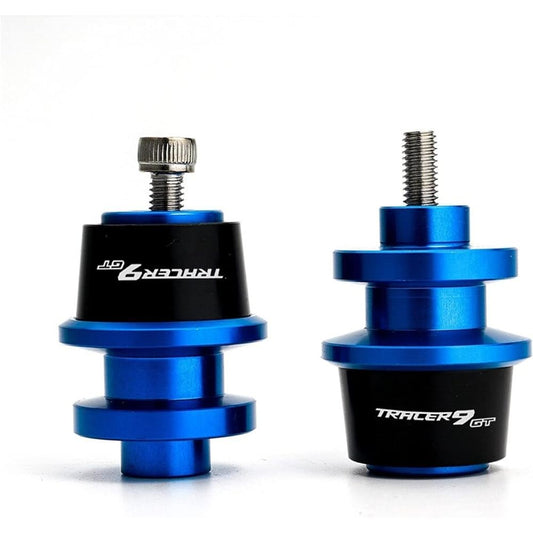 Motorcycle Swing Arm Bobbin Spool For Ya-ma-ha TRACER 9 GT 9GT 2021 Motorcycle Accessories M6 CNC Aluminum Swing Arm Spool Slider Stand Screw (Color : Blue)