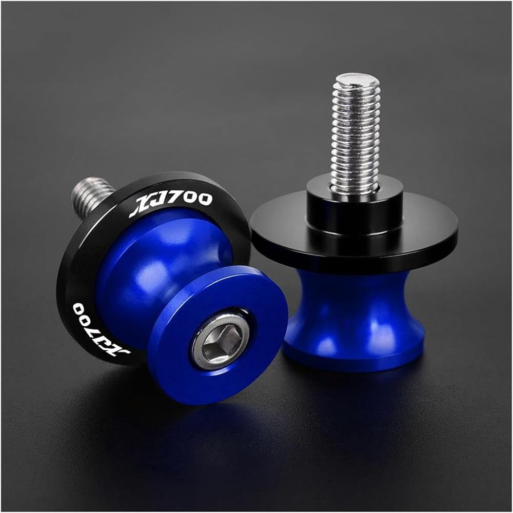 Swingarm Accessories FOR XJ700 XJ700 XJ 700 YZF 1984 1985 1986 Motorcycle Accessories CNC Aluminum Swingarm Spool Slider Rear Stand Screw (Color : B 6MM)