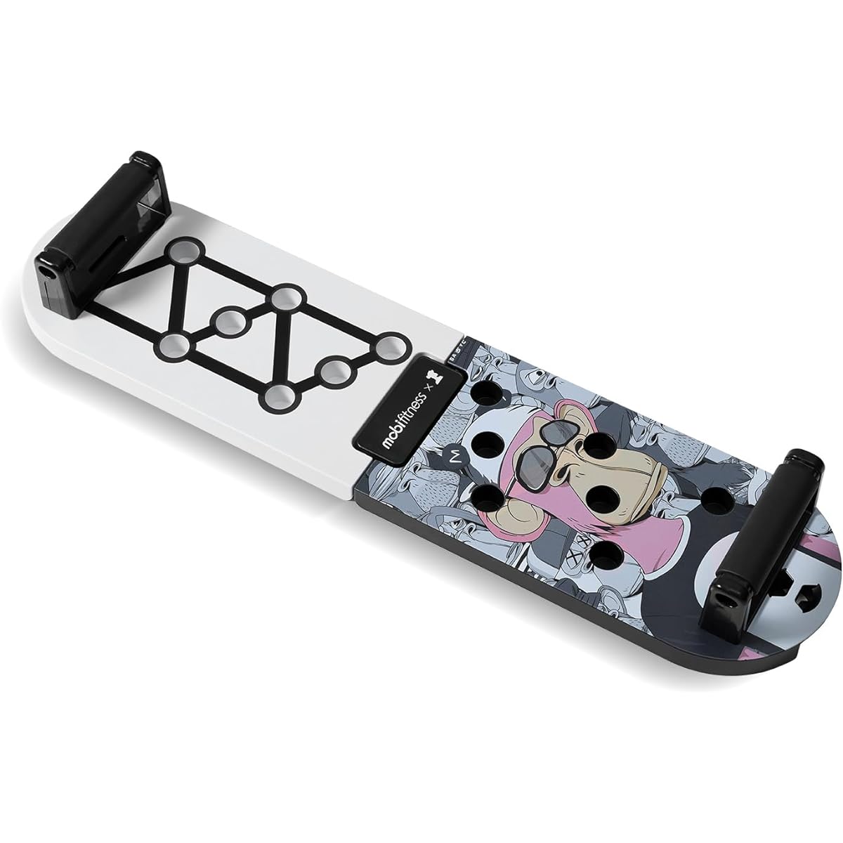 mobifitness Push Up Board, Push Up Bar, Folding, Push-ups, Tools, Muscle Training, Goods, Pectoral, Deltoids, Triceps, Back, Upper Body, Weight, Training, Fitness, Diet, Anti-Slip, Japanese Instruction Manual Included