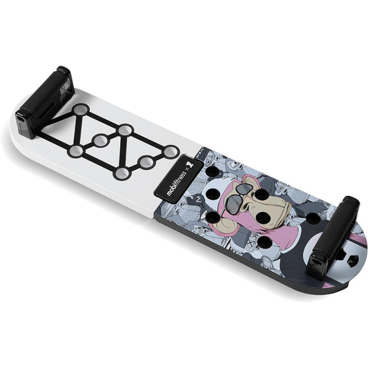 mobifitness Push Up Board, Push Up Bar, Folding, Push-ups, Tools, Muscle Training, Goods, Pectoral, Deltoids, Triceps, Back, Upper Body, Weight, Training, Fitness, Diet, Anti-Slip, Japanese Instruction Manual Included