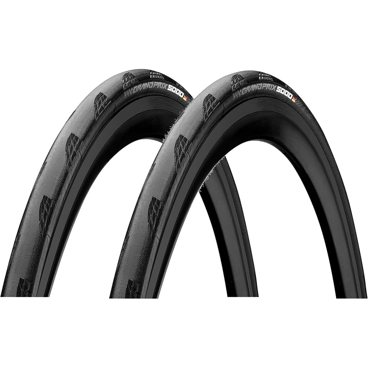 Set of 2 Continental GRAND PRIX 5000 Grand Prix 5000 (700x30c) 30-622 Black [Parallel Import]
