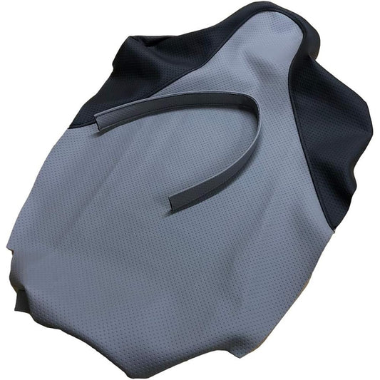 (CHRIS) Chris Motorcycle Seat Cover Honda XR250 (MD30) / XR250 BAJA Baja (MD30) Made in Japan (Thick Fabric) Seat Cover [Fabric: Embossed Black/Gray Two Tone/Stitch Black] Reupholstery Type CHRIS-HCH1136-C80C120S10