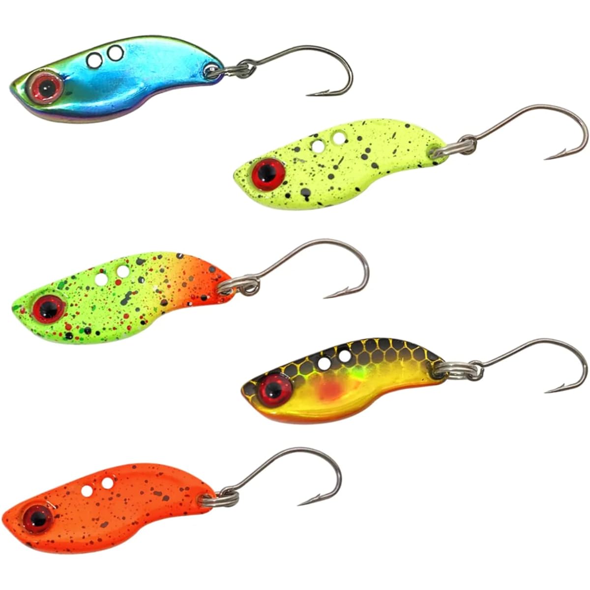 [PB Lure] Micro Metal Vibe 2.5g/3.5g/5g 5 Color Set