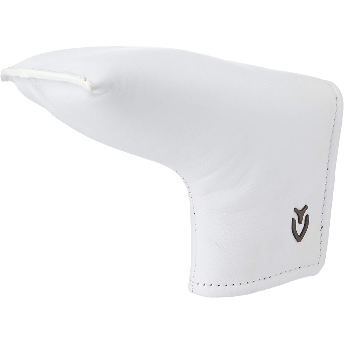 [Bezel] LEATHER PC HC23118-VL BK Leather Putter Cover White