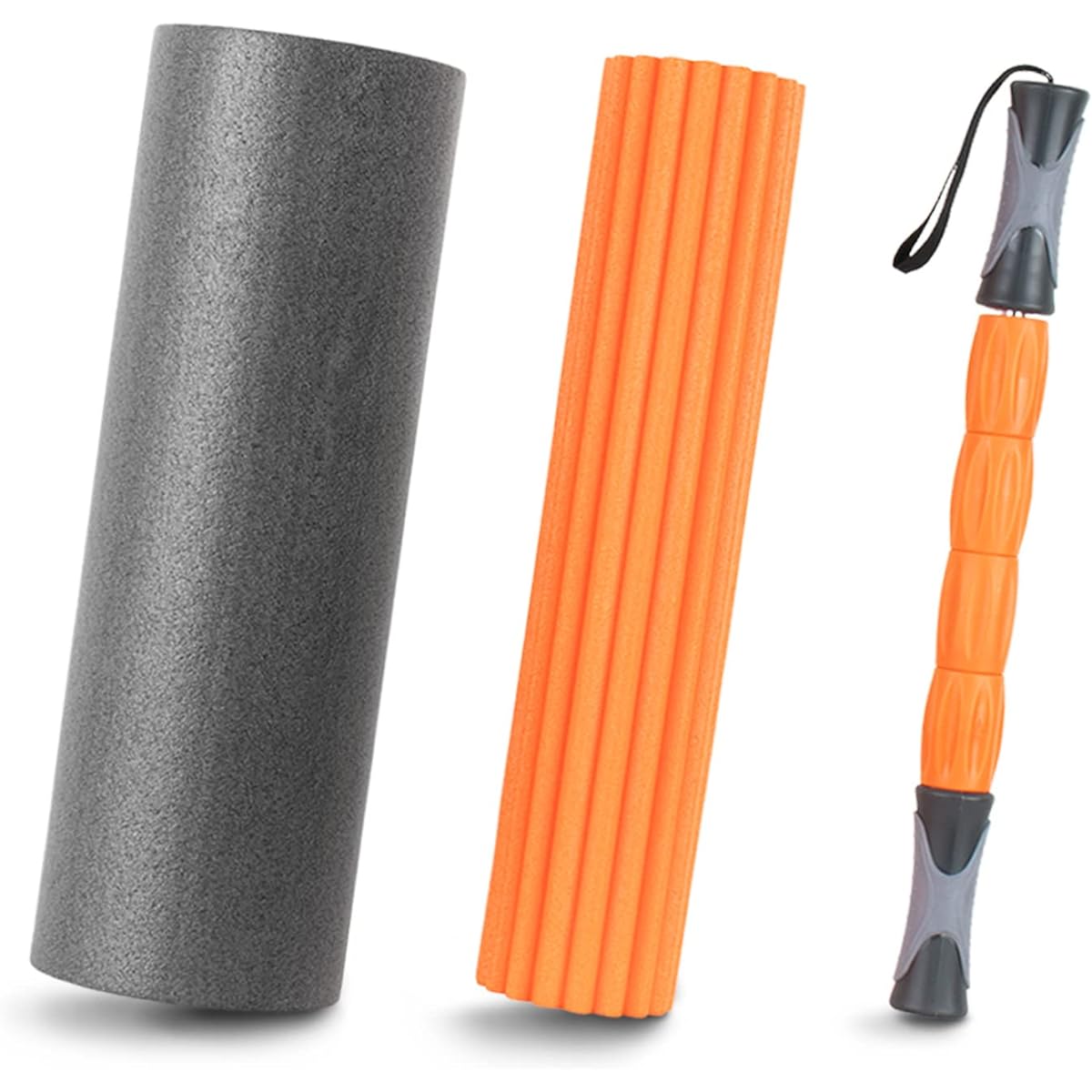 Body Sculpture 3in1 Yoga Roller Foam Roller Myofascial Release Roller Myofascial Release Roller Stick Warm Roller Kinmaku Roller Cellulite BB-0231-S