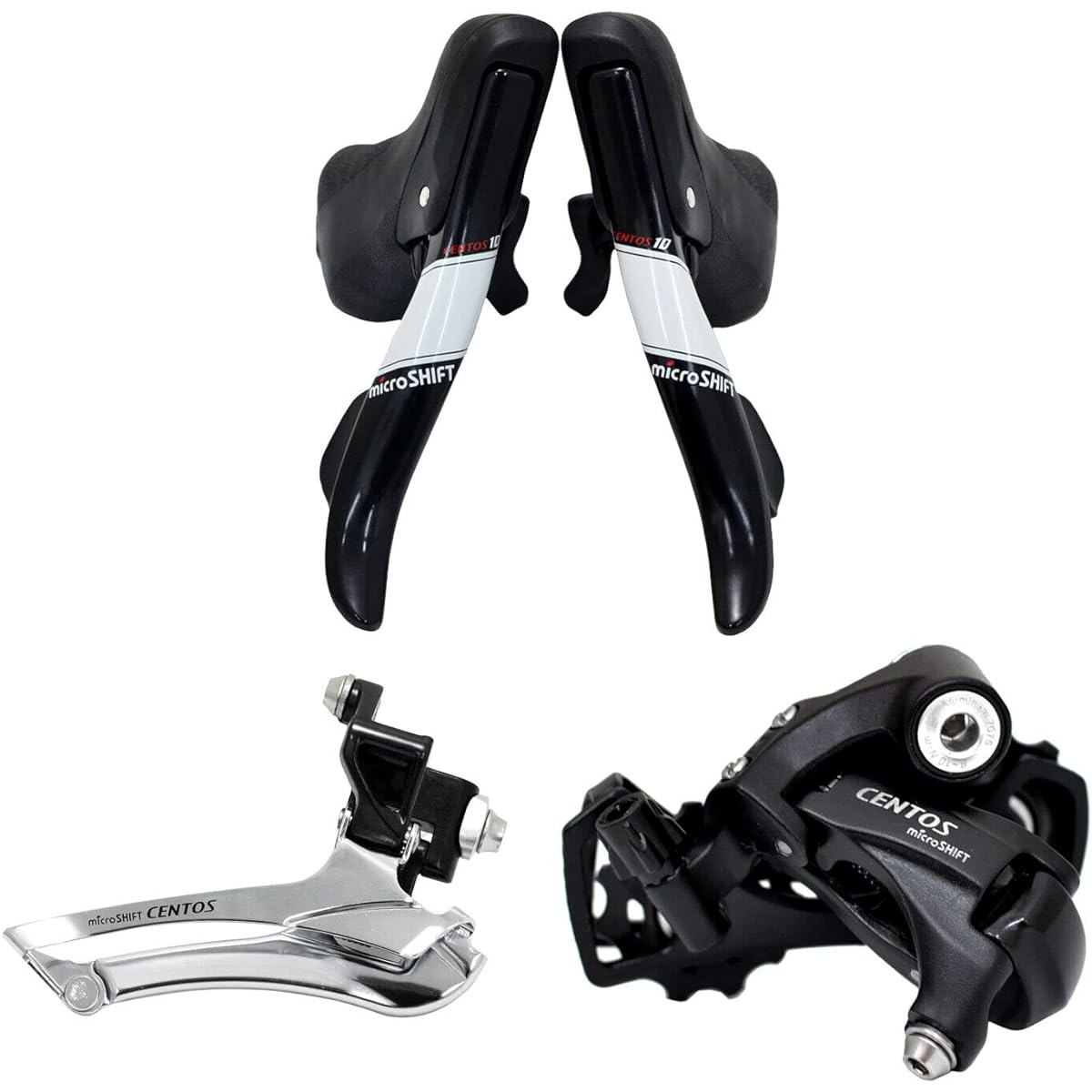 microSHIFT CENTOS 2x10 Speed Groupset Road Kit, MIS2621