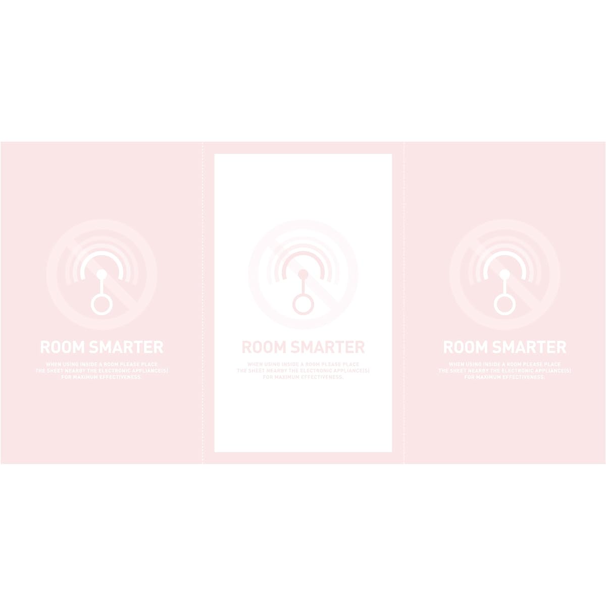 ROOM SMARTER for preventing electromagnetic waves from home appliances Also suitable for IH cooking heaters PINK Computer Microwave IH Refrigerator TV Smart meter Air conditioner Smartphone Tablet