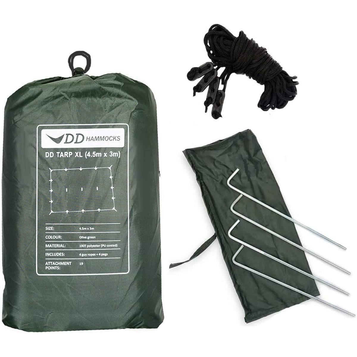 DD Hammocks DD Tarp XL (Olive Green)