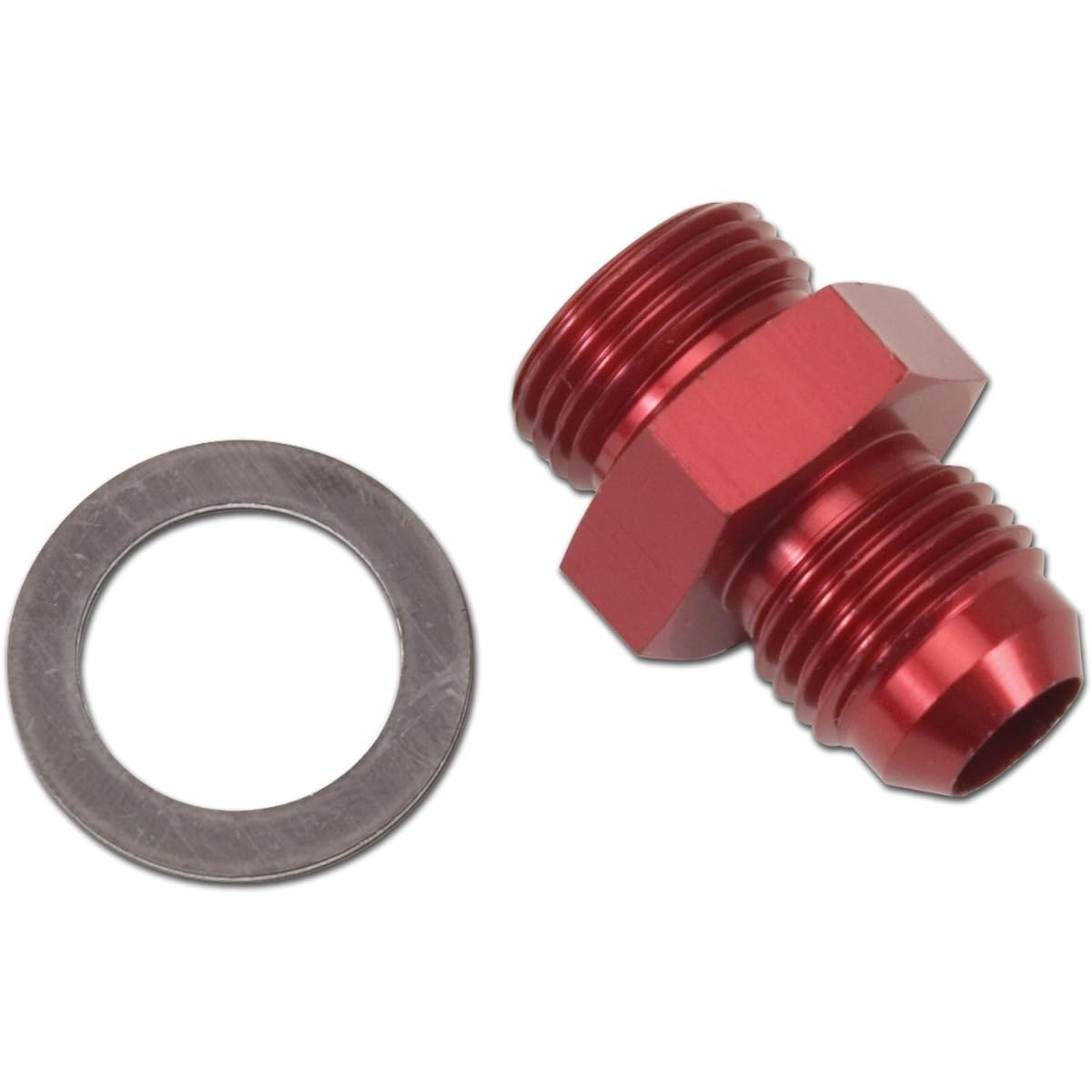 EDELBOCK 8087 Blue Alumite Carburter Inlet Fitting